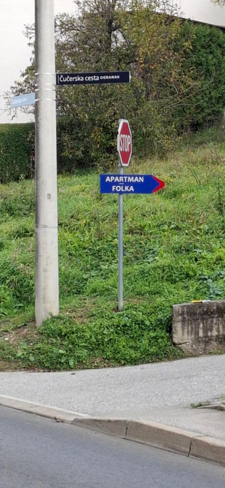 Apartman Folka Free Parking Zagreb Eksteriør billede